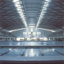 Une visto de la piscina de Ponds Forge